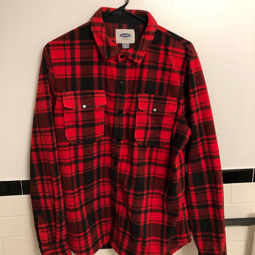 Old Navy Flannel Shirt Jacket - Size Medium